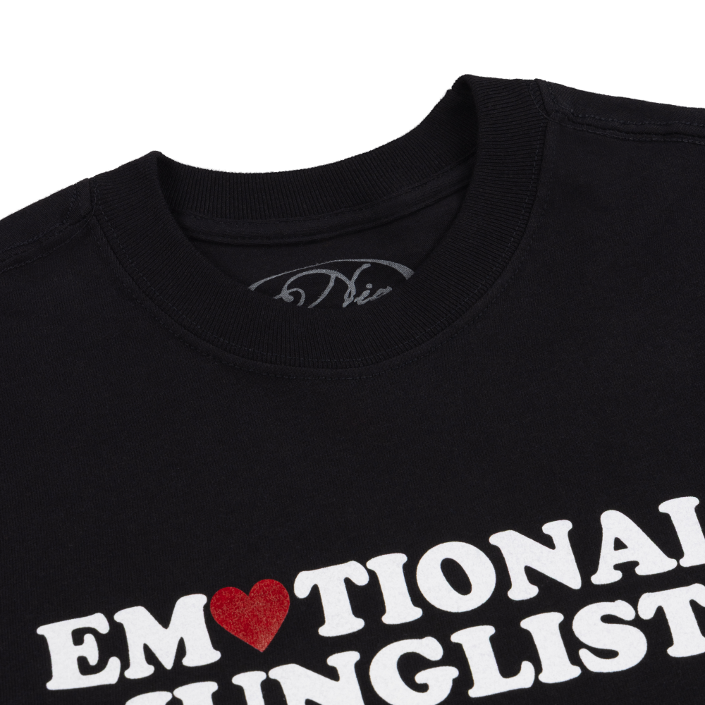 Emotional Junglist Black T-Shirt Neck
