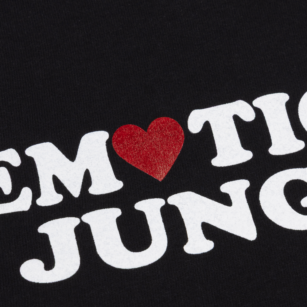 Emotional Junglist Black T-Shirt Design