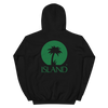 Black Island Logo Hoodie Back